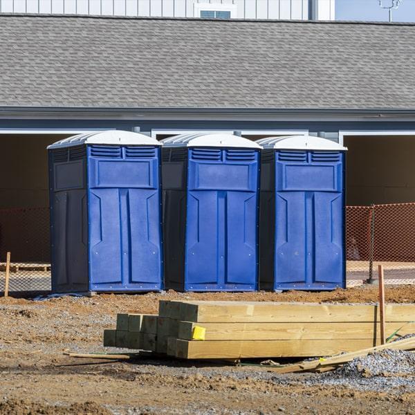 Heavy-duty construction site porta potty in Bridgeport, West Virginia